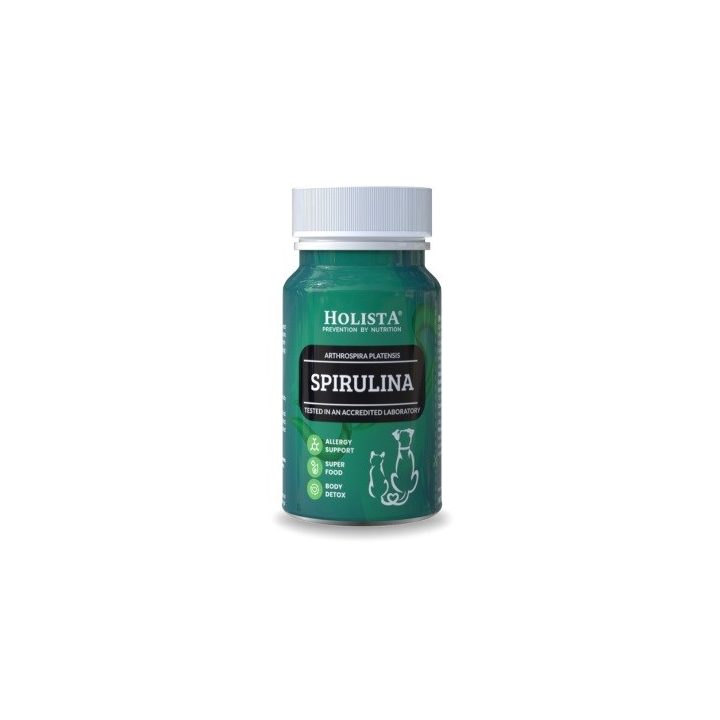 HOLISTA Spirulina - supplements for dogs and cats - 90 tablets