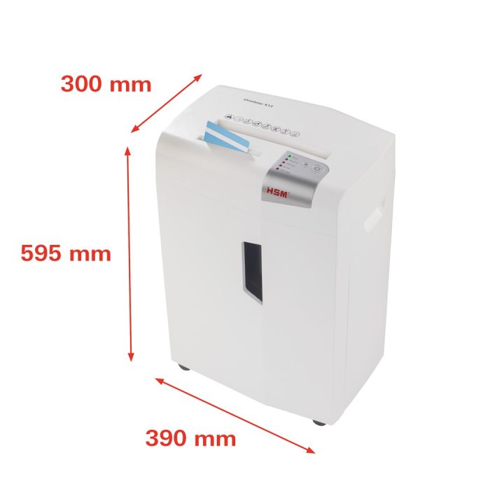 HSM shredstar X13 document shredder 4 x 37 mm + separate CD-cutting mechanism