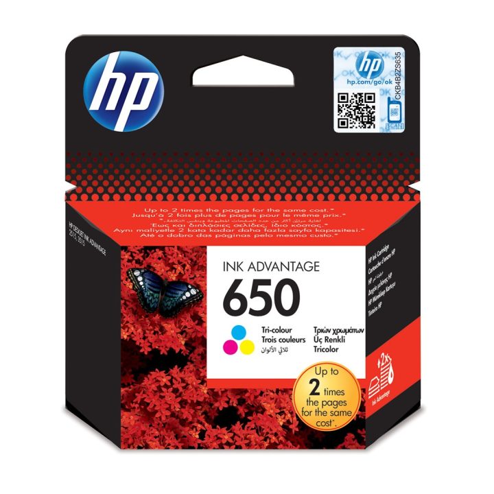 HP 650 Original Cyan Magenta Yellow 1 pc(s)