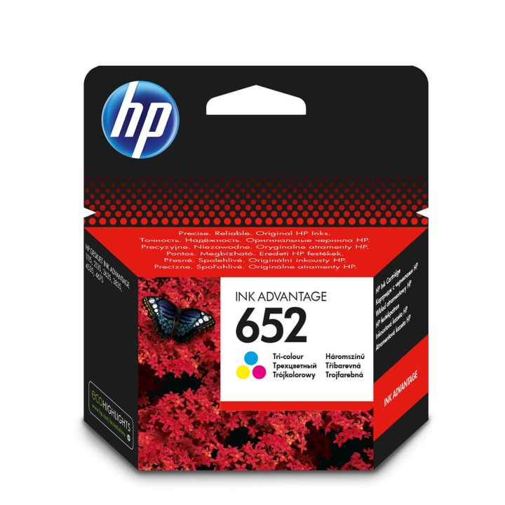 HP 652 Original Magenta Cyan Yellow
