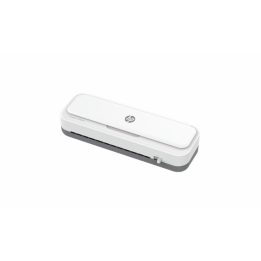 HP ONELAM 400 A4 laminator Hot/Cold integrated trimmer corner rounder speed 40 cm/min + 15 pouches: 3xA4 4xA5 4xA6 4xB-CARD whit