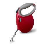 HILTON Smart dog L (30kg) - retractable leash - burgundy-grey - 5 m