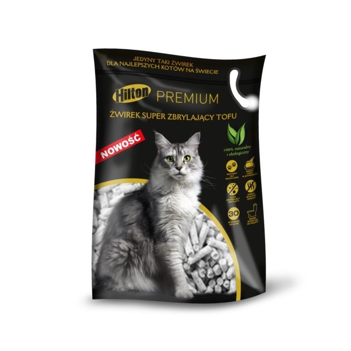 HILTON Tofu Super Clumping Cat Litter - 2.5 kg