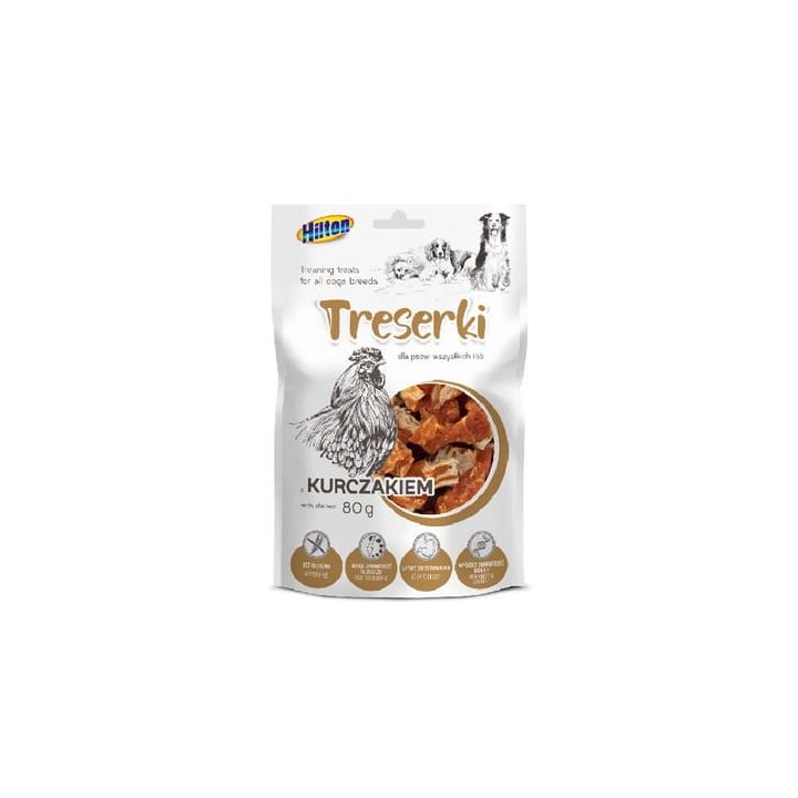 HILTON Treats with chicken - dog treat - 80g