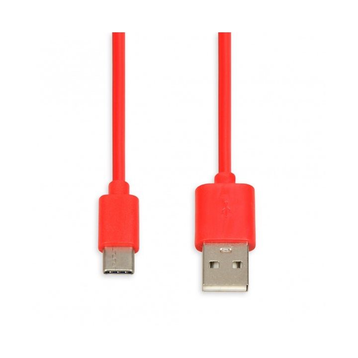 CABLE I-BOX USB 2.0 TYPE C 2A 1M RED