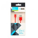 CABLE I-BOX USB 2.0 TYPE C 2A 1M RED