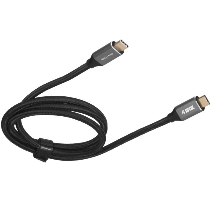 I-BOX USB C/USB C 1 m USB cable 3.2 Gen 2 (3.1 Gen 2) Black