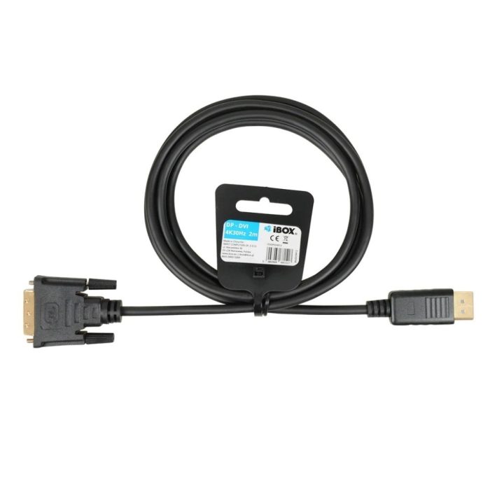 IBox ITVFHDDVI012 HDMI to DVI cable FullHD 1080p 2 m black
