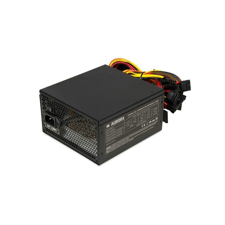 Power Supply IBOX AURORA 600W 14 CM FAN ZIA600W14CMBOX
