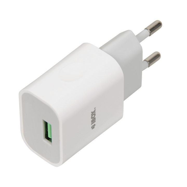 Power charger iBOX C-41 USB 2A 1 USB port microUSB cable White