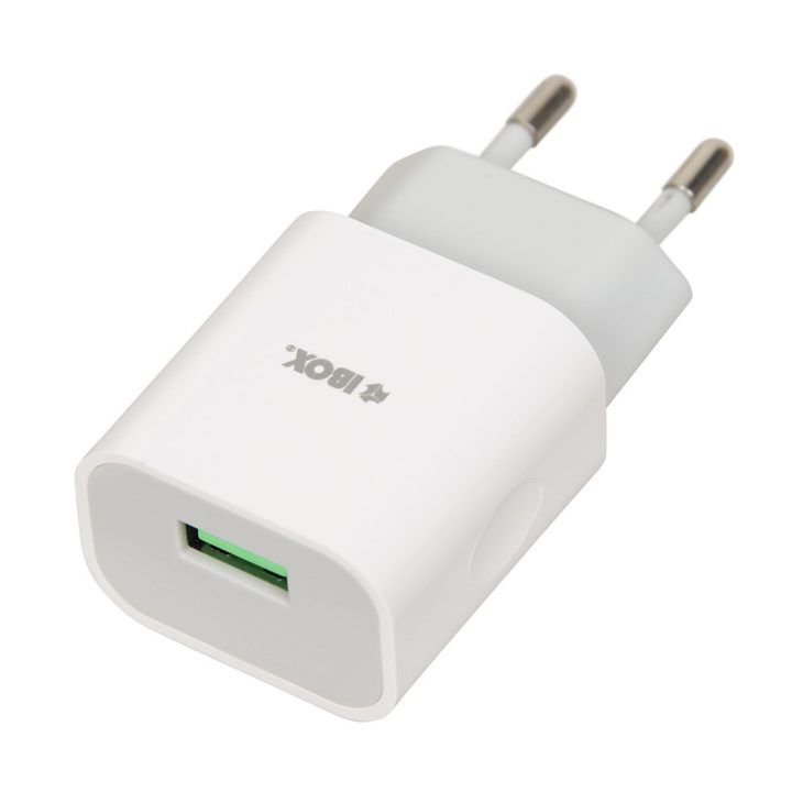 Power charger iBOX C-41 USB 2A 1 USB port microUSB cable White