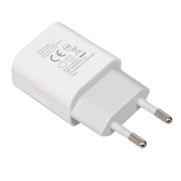 Power charger iBOX C-41 USB 2A 1 USB port microUSB cable White