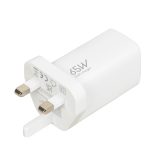 iBOX C-65 White GaN 65W universal charger UK plug