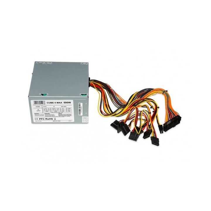 iBox CUBE II power supply unit 500 W 20+4 pin ATX ATX Silver