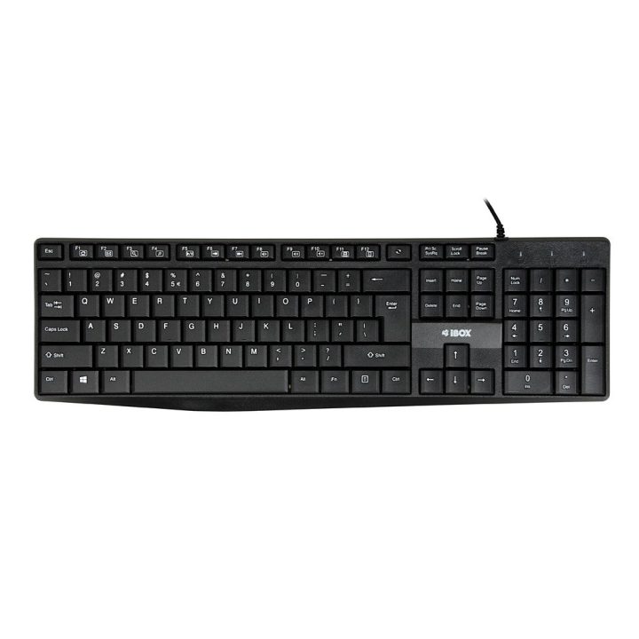 iBox IKC2010B keyboard Home USB QWERTY English Black
