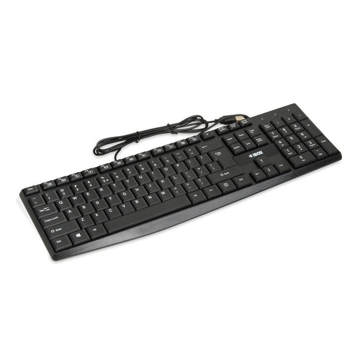 iBox IKC2010B keyboard Home USB QWERTY English Black