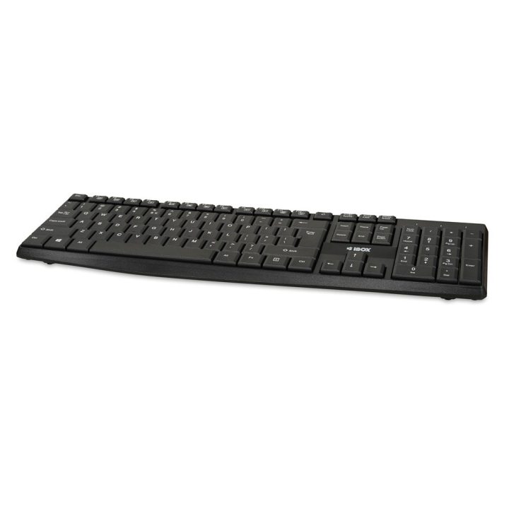 iBox IKC2010B keyboard Home USB QWERTY English Black