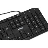 iBox IKC2010B keyboard Home USB QWERTY English Black