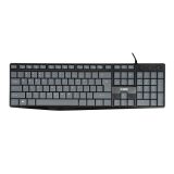 iBox IKC2010G keyboard Home USB QWERTY English Grey Black