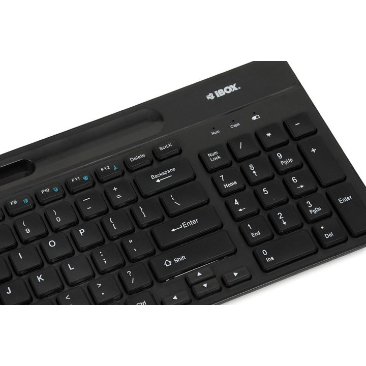 iBox IKC3010B keyboard Home USB QWERTY Black