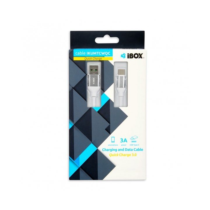 iBox IKUMTCWQC USB cable USB 2.0 1.5 m USB A USB C White