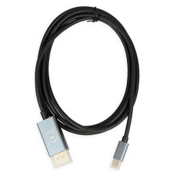 iBox ITVCDP4K video cable adapter 1.8 m USB Type-C DisplayPort Black