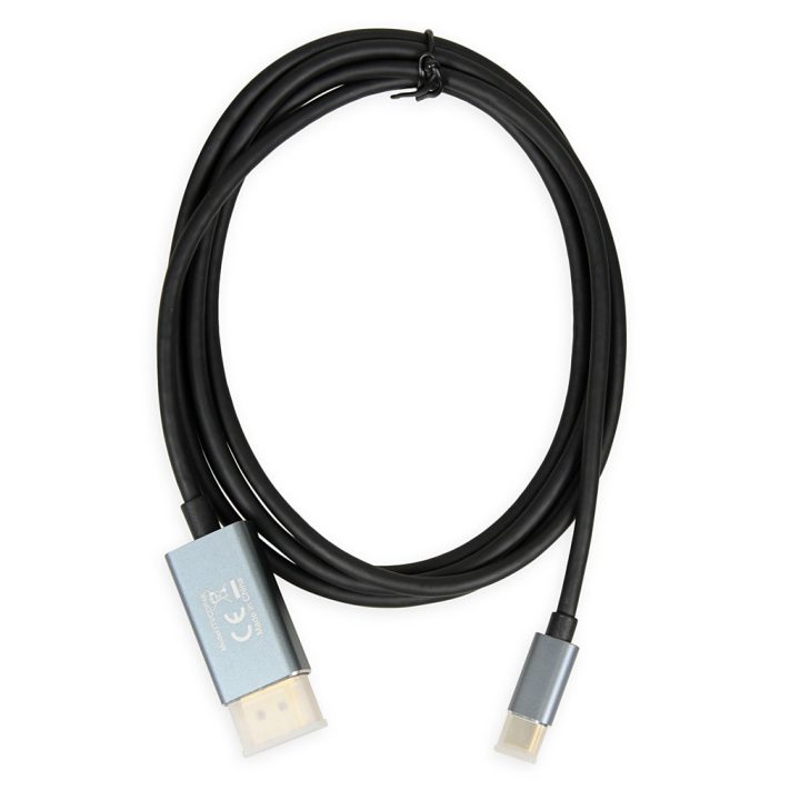iBox ITVCDP4K video cable adapter 1.8 m USB Type-C DisplayPort Black