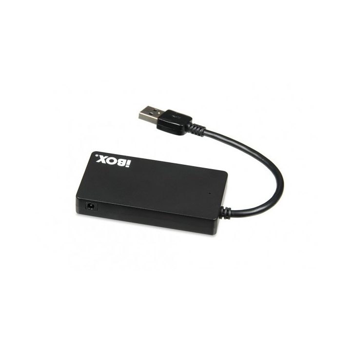 iBox IUH3F56 interface hub USB 3.2 Gen 1 (3.1 Gen 1) Type-A 5000 Mbit/s Black