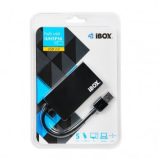 iBox IUH3F56 interface hub USB 3.2 Gen 1 (3.1 Gen 1) Type-A 5000 Mbit/s Black