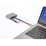 iBox IUHCHDVGA USB Type-C Hub 4-in-1 USB 3.0 + PD 100W + HDMI 4K 30Hz + VGA Full HD