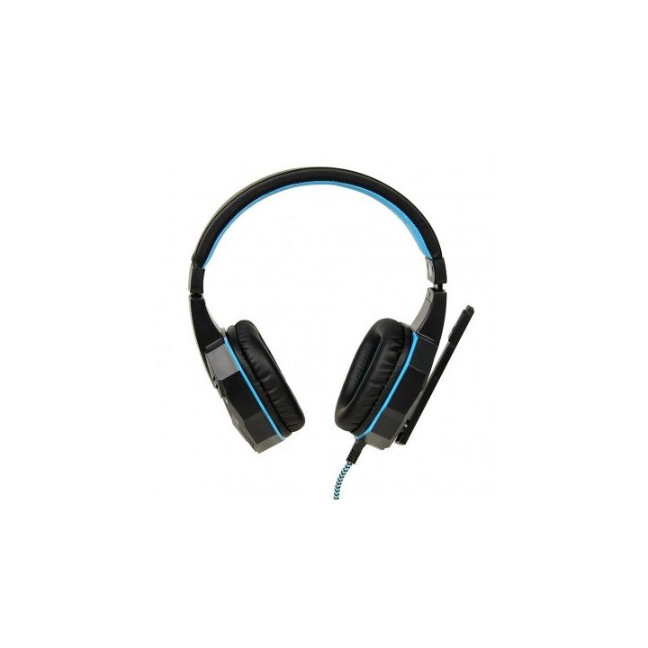 iBox X8 Headset Wired Head-band Gaming Black Blue