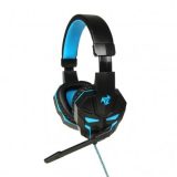 iBox X8 Headset Wired Head-band Gaming Black Blue