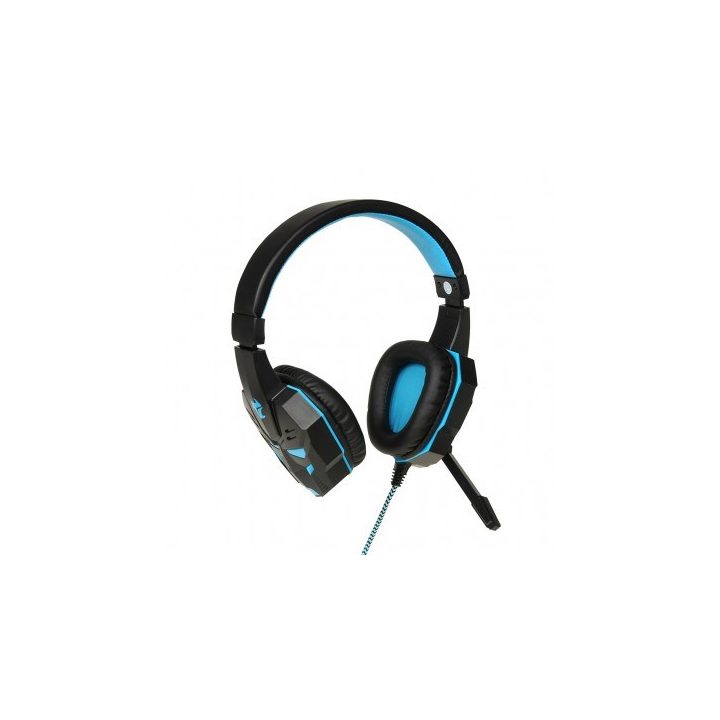 iBox X8 Headset Wired Head-band Gaming Black Blue