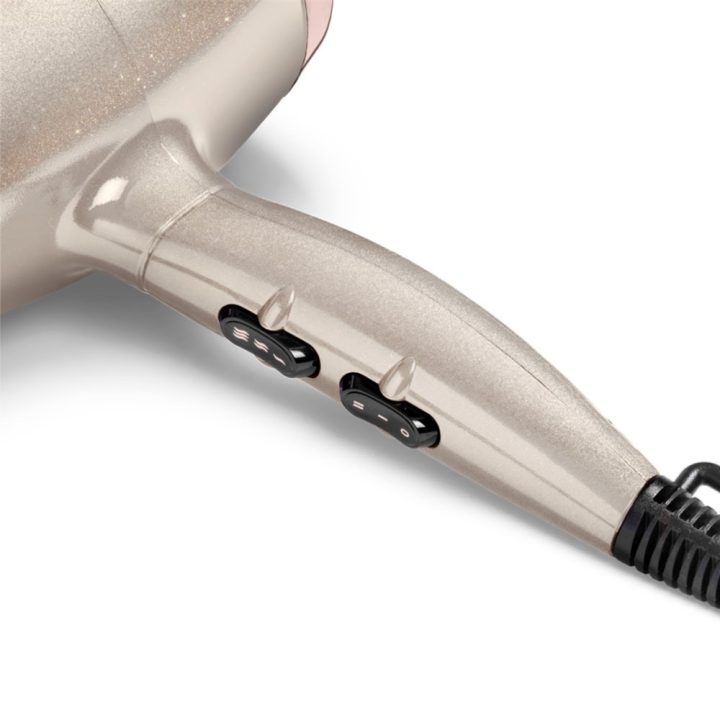 BaByliss 5914PE hair dryer 2000 W Black Gold Rose gold