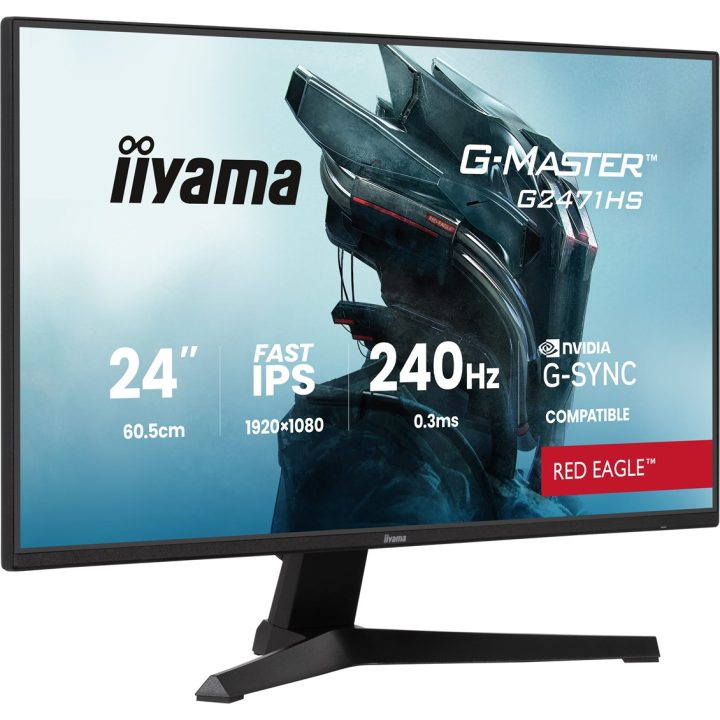 iiyama G-MASTER G2471HS-B1 computer monitor 60.5 cm (23.8 ) 1920 x 1080 pixels Full HD Black