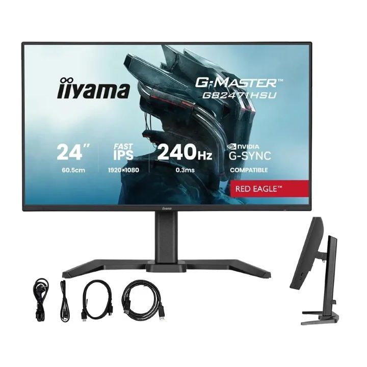 iiyama G-MASTER GB2471HSU-B1 computer monitor 60.5 cm (23.8 ) 1920 x 1080 pixels Full HD Black