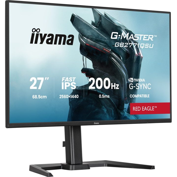 iiyama G-MASTER GB2771QSU-B1 computer monitor 68.6 cm (27 ) 2560 x 1440 pixels Wide Quad HD Black