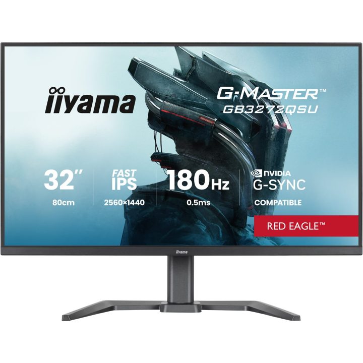 iiyama G-MASTER GB3272QSU-B1 computer monitor 80 cm (31.5 ) 2560 x 1440 pixels Quad HD LED Black
