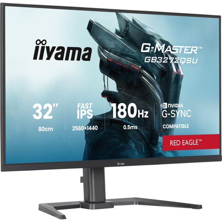iiyama G-MASTER GB3272QSU-B1 computer monitor 80 cm (31.5 ) 2560 x 1440 pixels Quad HD LED Black