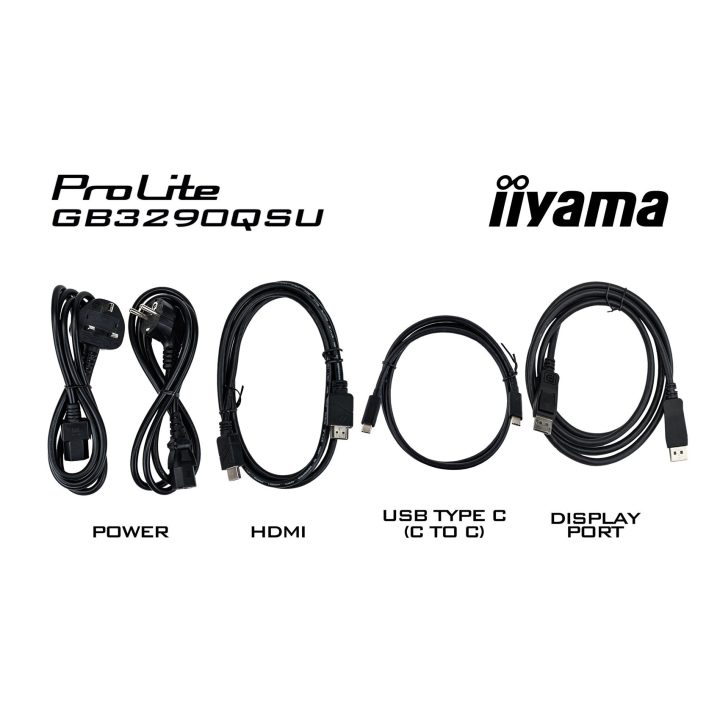 iiyama G-MASTER GB3290QSU-B1 computer monitor 80 cm (31.5 ) 2560 x 1440 pixels Quad HD LED Black