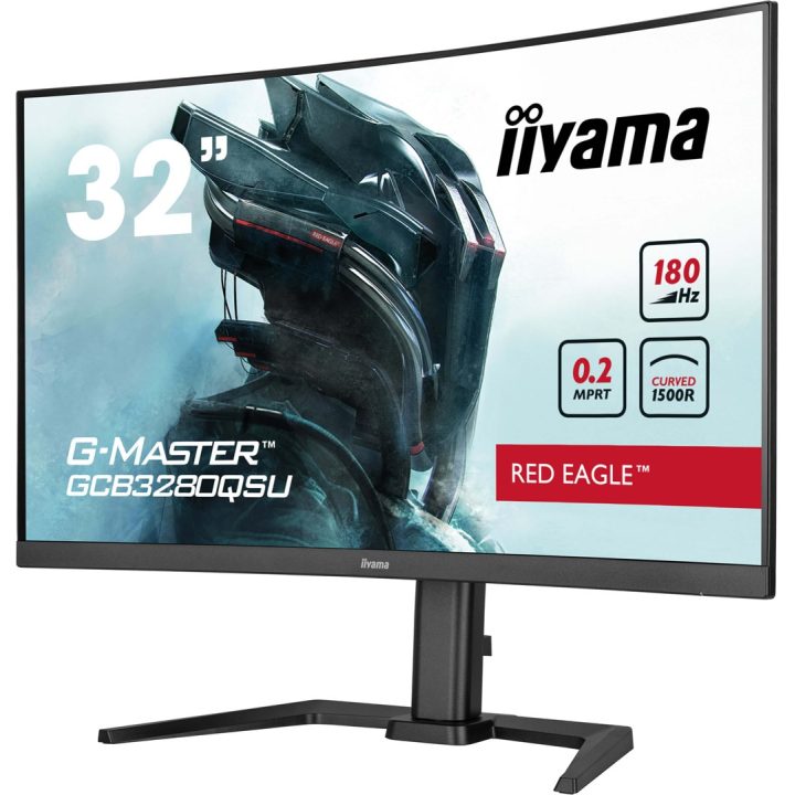 iiyama G-MASTER GCB3280QSU-B2 computer monitor 80 cm (31.5 ) 2560 x 1440 pixels Dual QHD LED Black