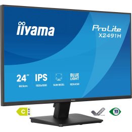 iiyama ProLite X2491H-B1 computer monitor 60.5 cm (23.8 ) 1920 x 1080 pixels Full HD LCD Black
