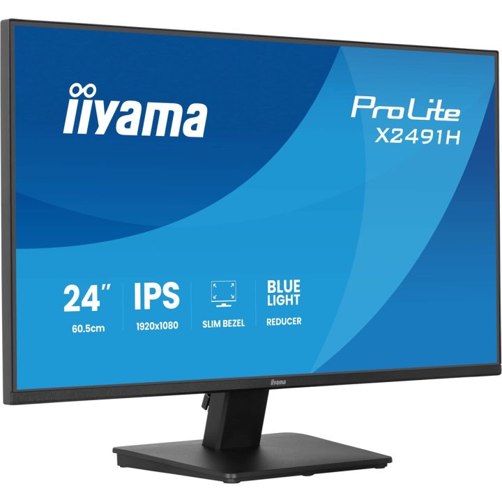iiyama ProLite X2491H-B1 computer monitor 60.5 cm (23.8 ) 1920 x 1080 pixels Full HD LCD Black