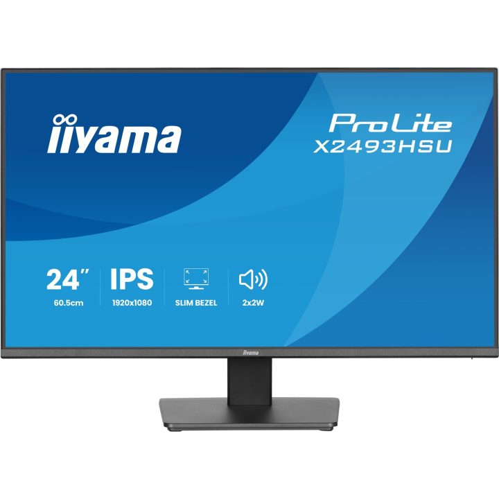 iiyama ProLite X2493HSU-B1 computer monitor 60.5 cm (23.8 ) 1920 x 1080 pixels Full HD LED Black
