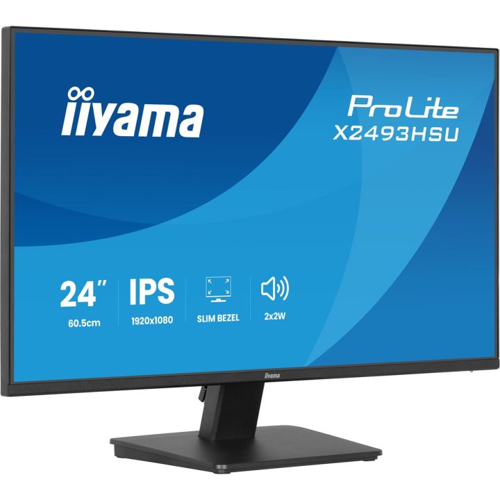 iiyama ProLite X2493HSU-B1 computer monitor 60.5 cm (23.8 ) 1920 x 1080 pixels Full HD LED Black
