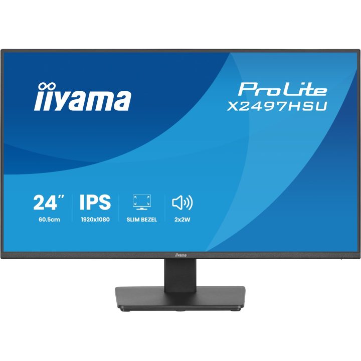iiyama ProLite X2497HSU-B1 computer monitor 60.5 cm (23.8 ) 1920 x 1080 pixels Full HD LED Black