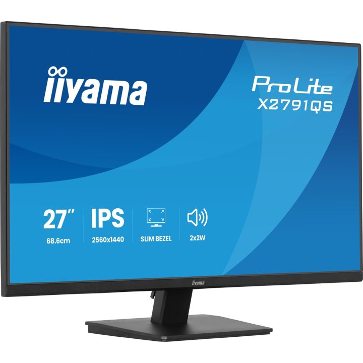 iiyama ProLite X2791QS-B1 computer monitor 68.6 cm (27 ) 2560 x 1440 pixels Quad HD LED Black