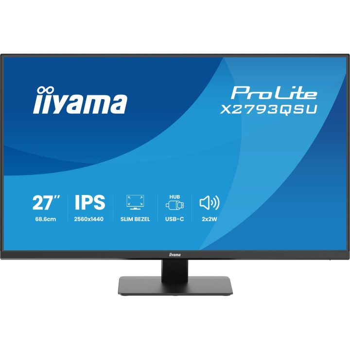 iiyama ProLite X2793QSU-B1 computer monitor 68.6 cm (27 ) 2560 x 1440 pixels Quad HD LED Black