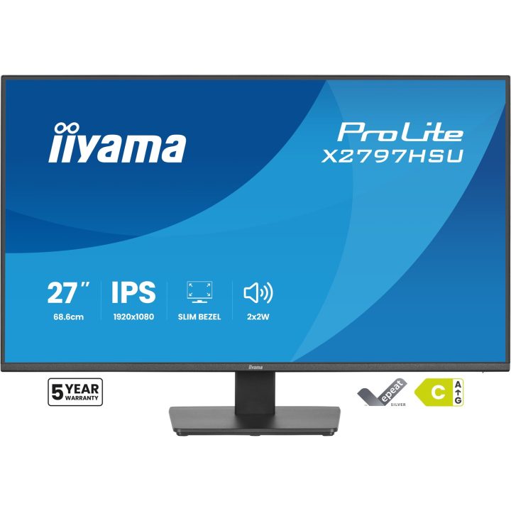 iiyama ProLite X2797HSU-B1 computer monitor 68.6 cm (27 ) 1920 x 1080 pixels Full HD LED Black