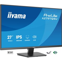 iiyama ProLite X2797QSU-B1 computer monitor 68.6 cm (27 ) 2560 x 1440 pixels Quad HD LED Black